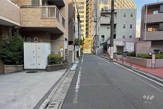 敷地南側の前面...