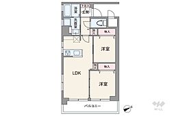 ワイムティハイム 2LDKの間取図画像