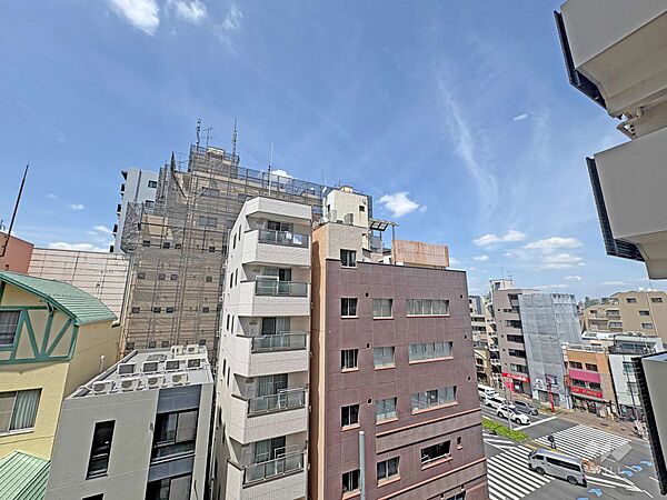 バルコニーからの眺め（北方向）