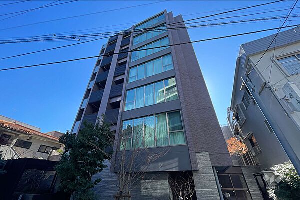 オーベルアーバンツ神楽坂の外観（北西側から）