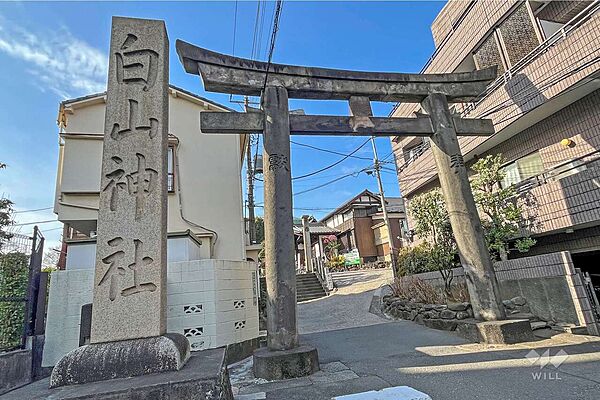 白山神社の外観