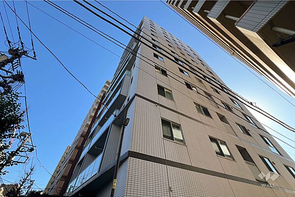 アクシア文京本駒込の外観（北東側から）
