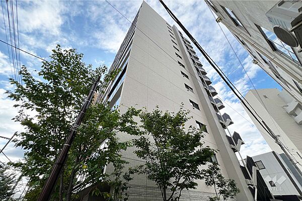 ルフォン上野公園ザ・レジデンスの外観（北東側から）