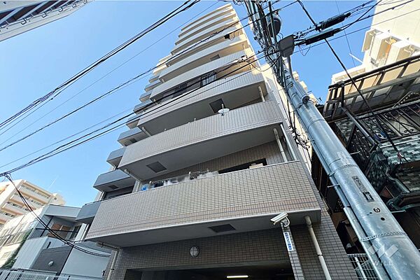 アリュージュ南千住の外観（南東側から）