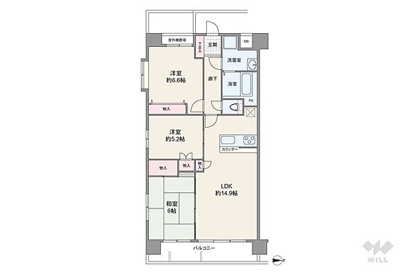 間取りを拡大表示