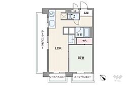 ライオンズマンション本駒込第2 1LDKの間取図画像