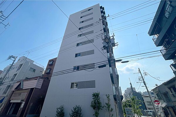 プロスタイルウェルス南千住メディフィスの外観（北東側から）