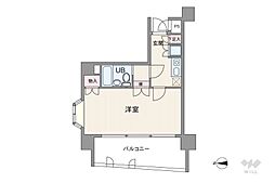 アメニティ大塚 1Kの間取図画像