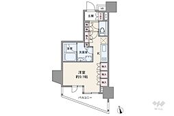 イトーピア目白カレン ワンルームの間取図画像