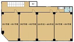 中国無電ビルの間取図画像
