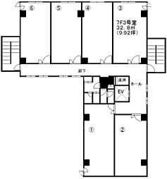 日宝若草町ビルの間取図画像