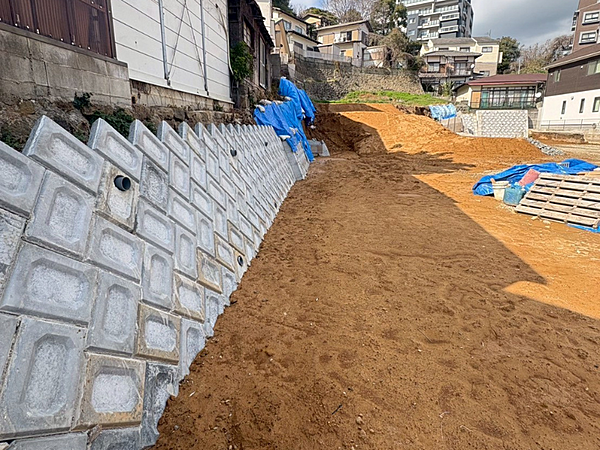 日当たりのいい分譲地です。