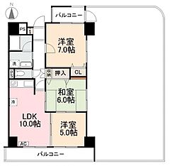物件の間取り