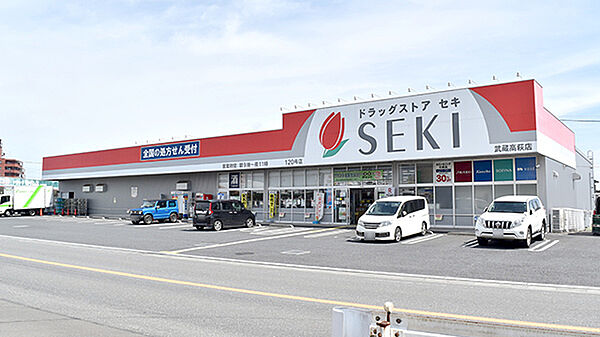 ドラッグストアセキ武蔵高萩店まで徒歩7分