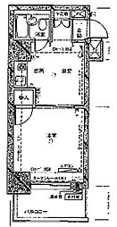 ダイアパレス栗林公園南 1DKの間取図画像