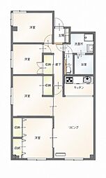 イトーピア高松17～27号南棟 4LDKの間取図画像
