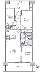 アイランドグレースサニーコート 3LDKの間取図画像
