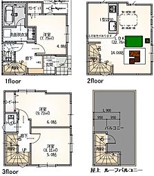 西尾久1丁目19−11新築分譲住宅/3階建て