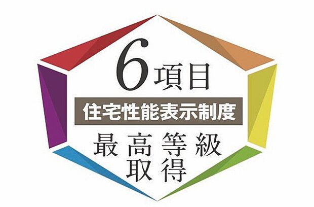 住宅性能表示制度6項目グレード高い等級取得！