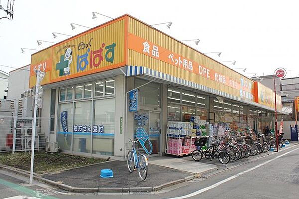 どらっぐぱぱす町屋店（593m）