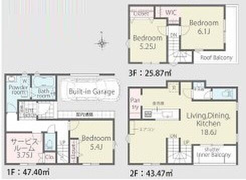 3号棟間取り図(^^)/