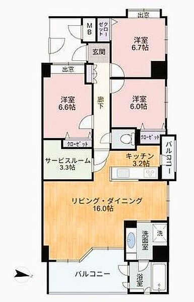 間取り：334000262703