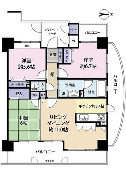 間取り：334000263036