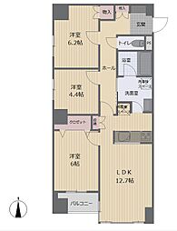 ノースピア南19条 3LDKの間取図画像