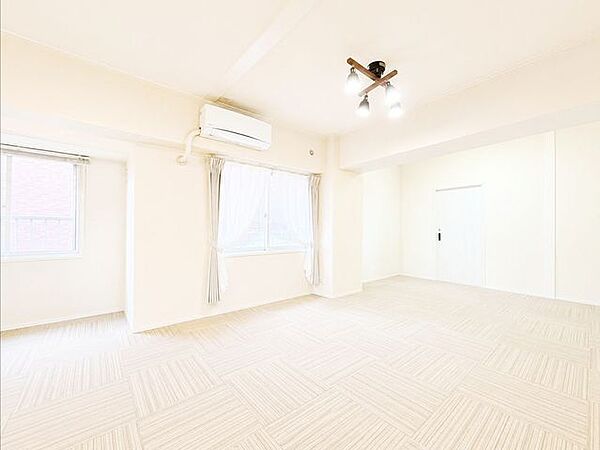 クロス・フローリング張替済。LDK16.2帖。3面採光。※AI加工画像につき現状と異なります