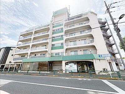 外観:杉並区今川の緑豊かな住宅地に立地。管理形態は管理人巡回。 外観:杉並区今川の緑豊かな住宅地に立地。管理形態は管理人巡回。