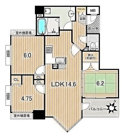 ◆ペット可◆角部屋で快適に暮らせます♪◆南向き・2面採光◆全居室収納有