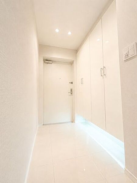 玄関収納完備。※AI加工画像につき現状と異なります