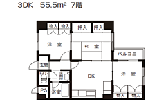 物件の間取り