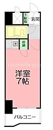 ライオンズプラザ海老名 ワンルームの間取図画像