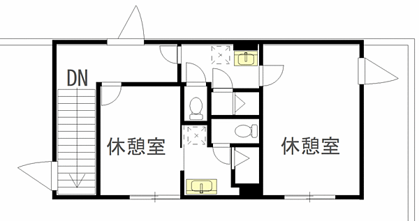 2階の従業員休憩室