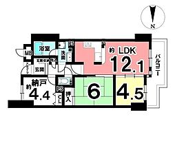 藤和ライブタウン四条畷 2SLDKの間取図画像