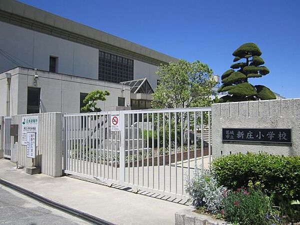 新庄小学校 1300m