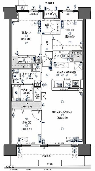 間取り：343000100863