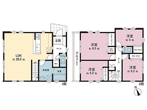 間取図です。図面と異なる場合は現況を優先させていただきます。