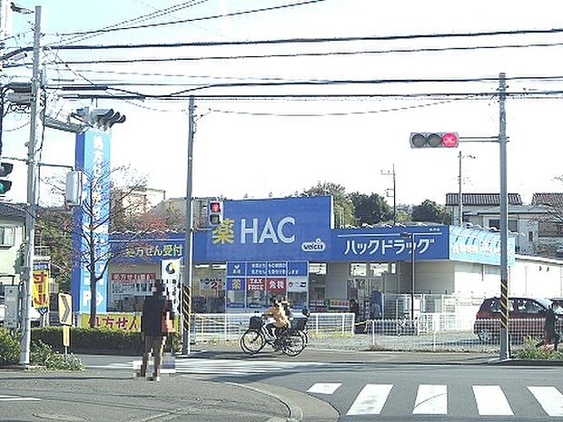 ハックドラッグ長沢店まで約500m(徒歩7分)