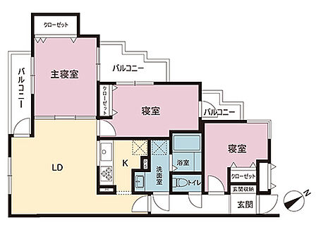 間取図です。図面と異なる場合は現況を優先させていただきます。