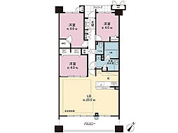 ルネたまプラーザB棟 3LDKの間取図画像