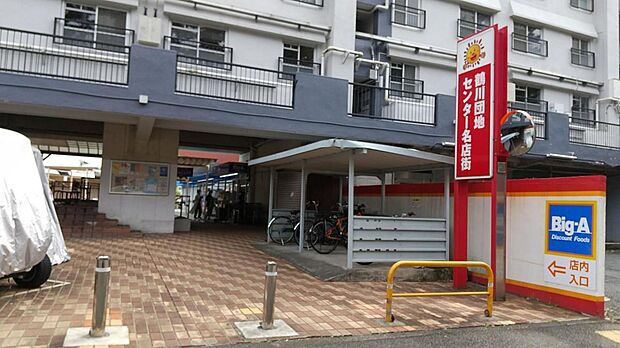 ビッグ・エー 町田鶴川団地店まで約1250m（徒歩16分）