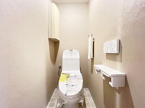 ほっと安らげるトイレ空間です。