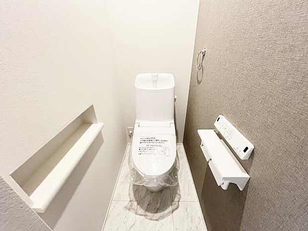 ほっと安らげるトイレ空間です。