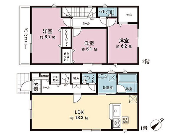 間取図です。図面と異なる場合は現況を優先させていただきます。
