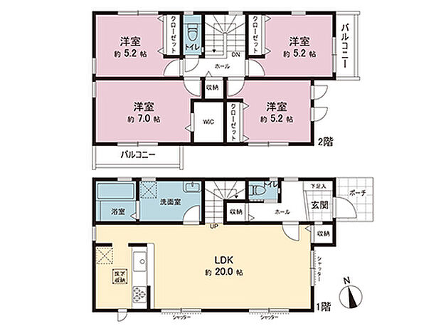 間取図です。図面と異なる場合は現況を優先させていただきます。