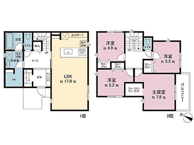 間取図です。図面と異なる場合は現況を優先させていただきます。