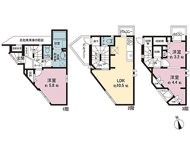 間取図です。図面と異なる場合は現況を優先させていただきます。