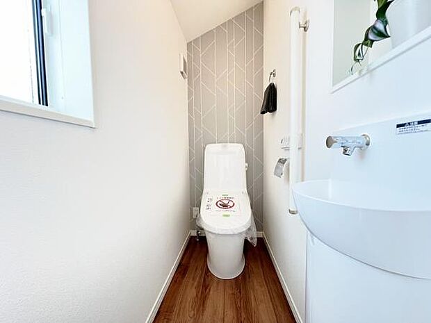 ほっと安らげるトイレ空間です。